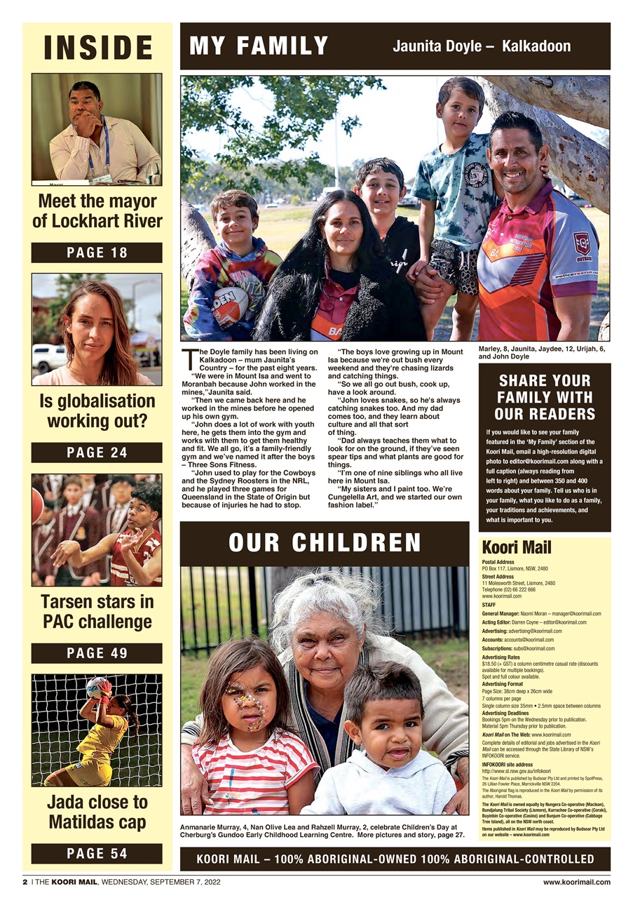 Koori Mail Preview Pages