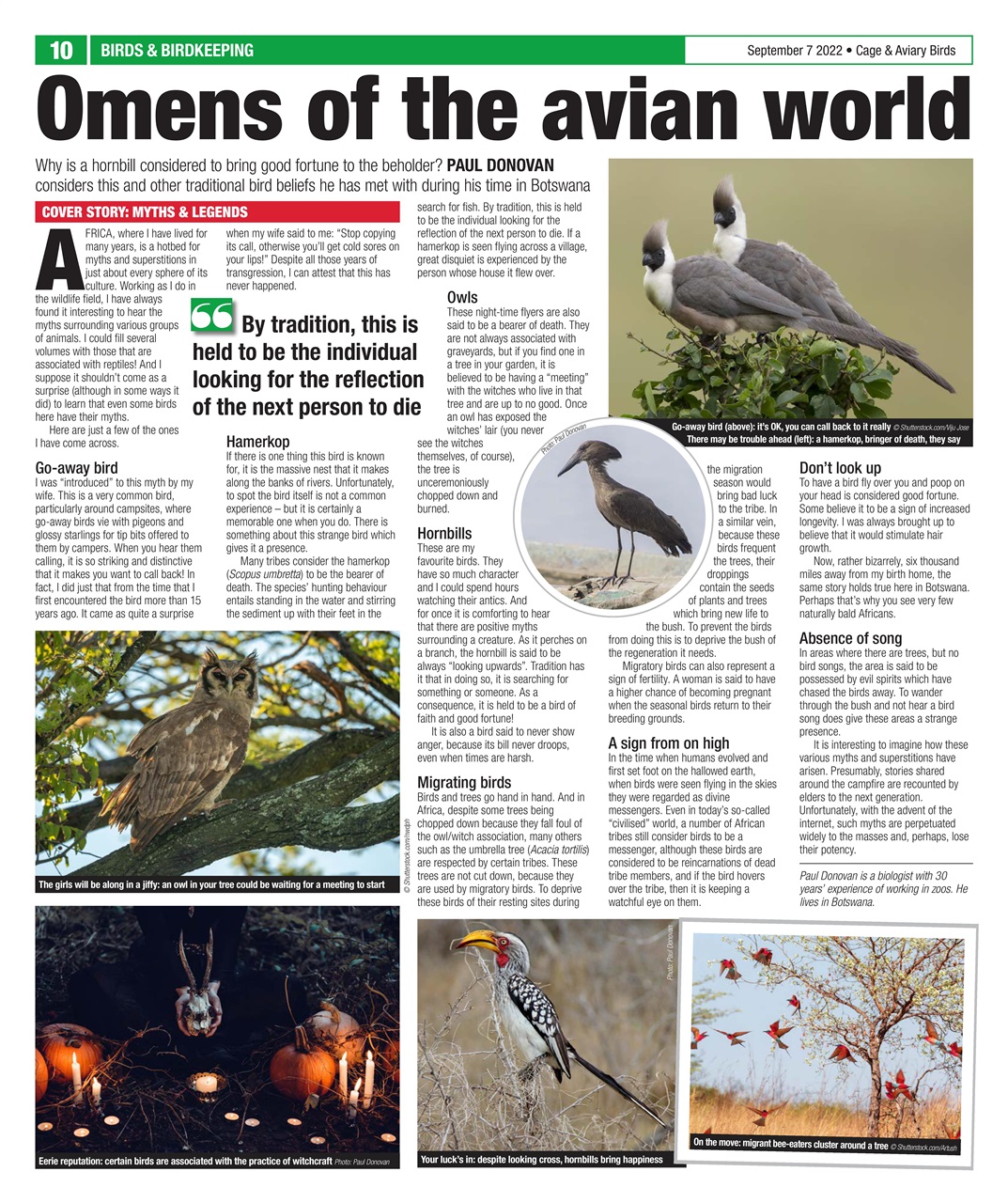 Cage & Aviary Birds Preview Pages