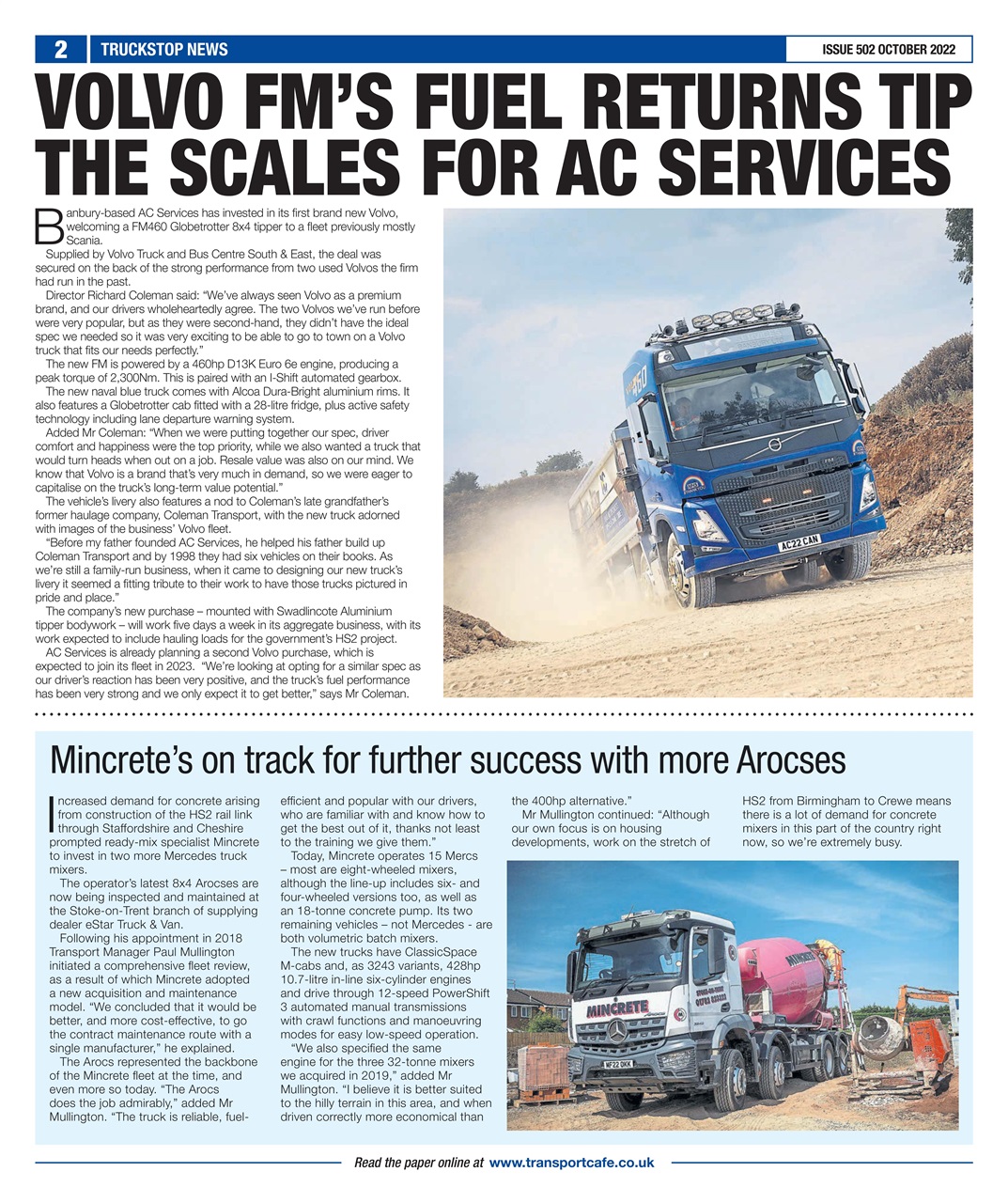 Truckstop News Preview Pages