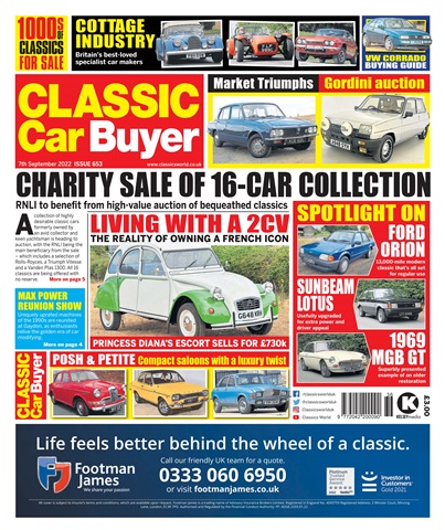 Classic Car Buyer issue September 7- 2022