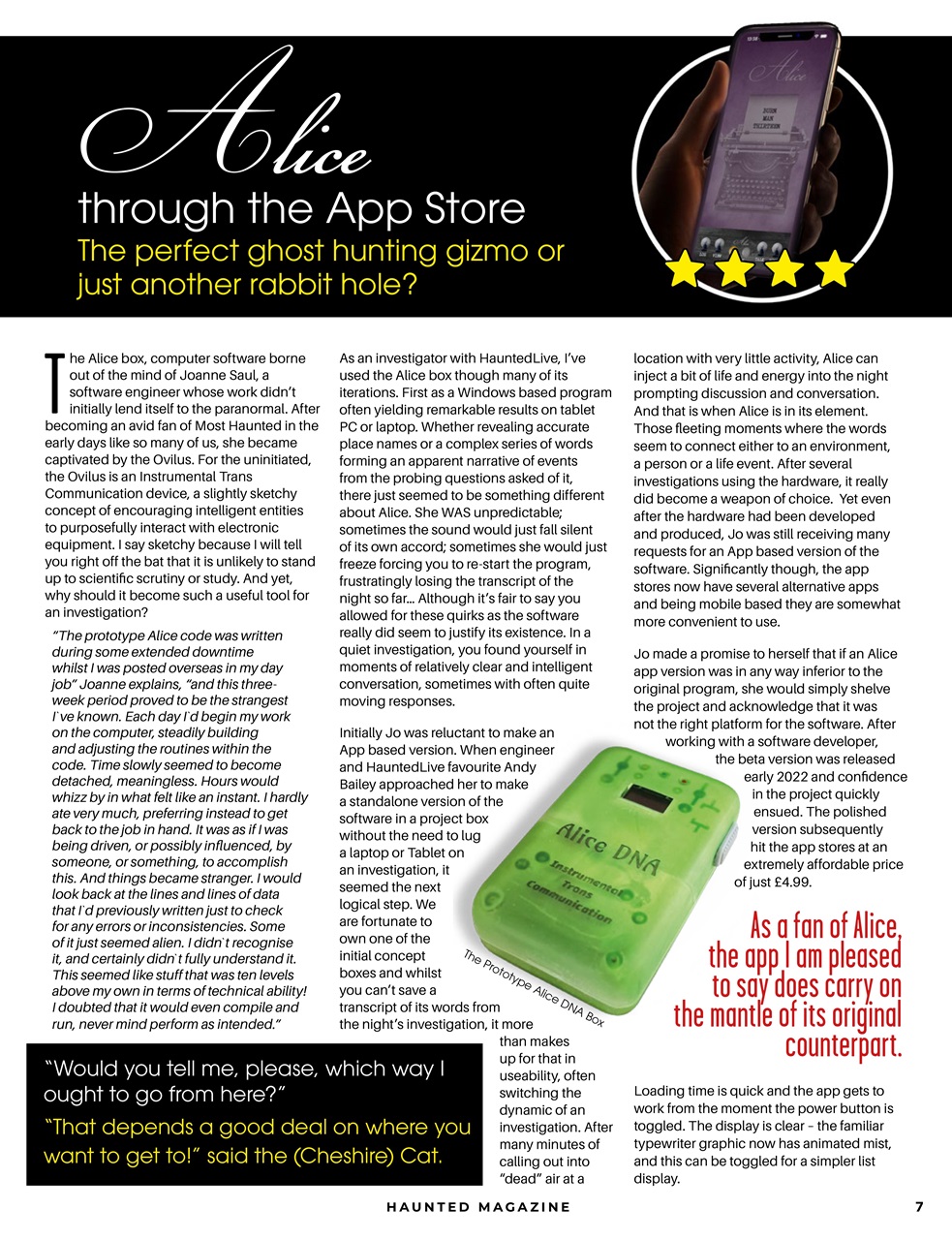 Haunted Magazine Preview Pages