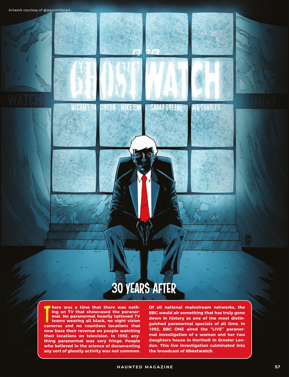 Haunted Magazine Preview Pages