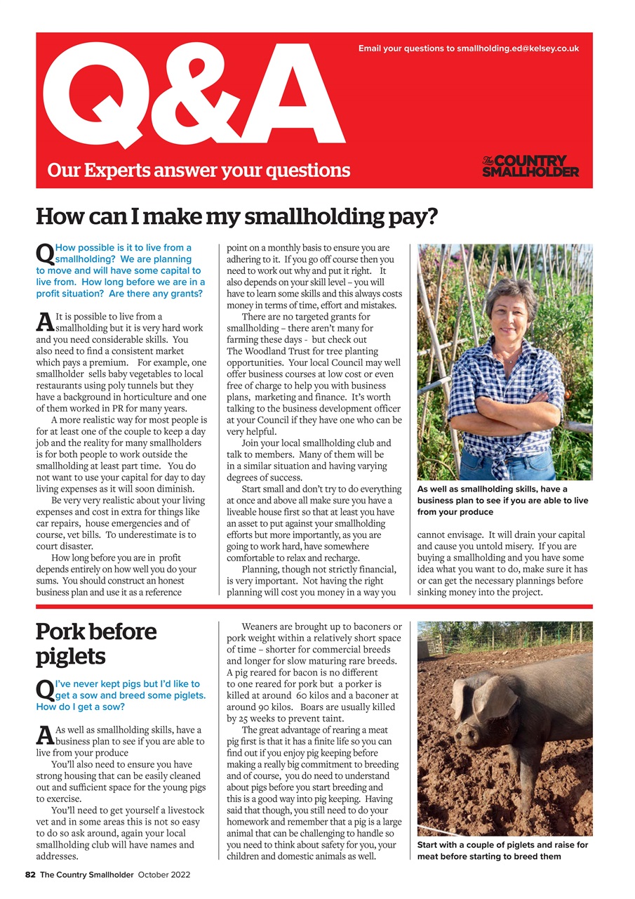The Country Smallholder Preview Pages