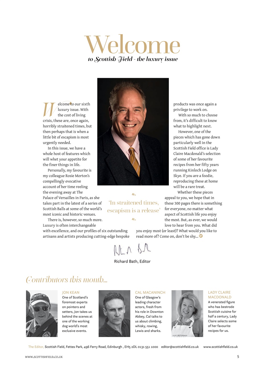 Scottish Field Preview Pages