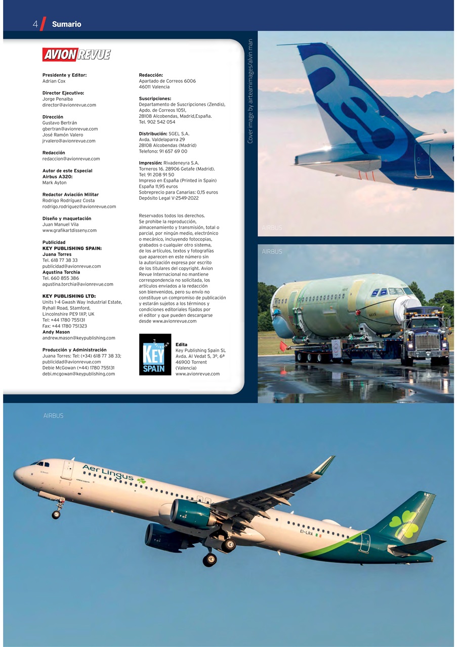 Avion Revue Internacional Preview Pages