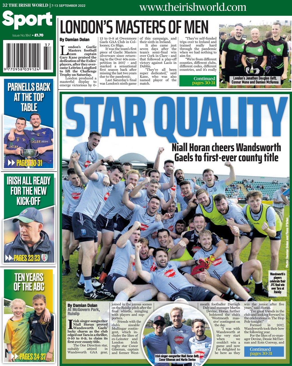 Irish World Preview Pages