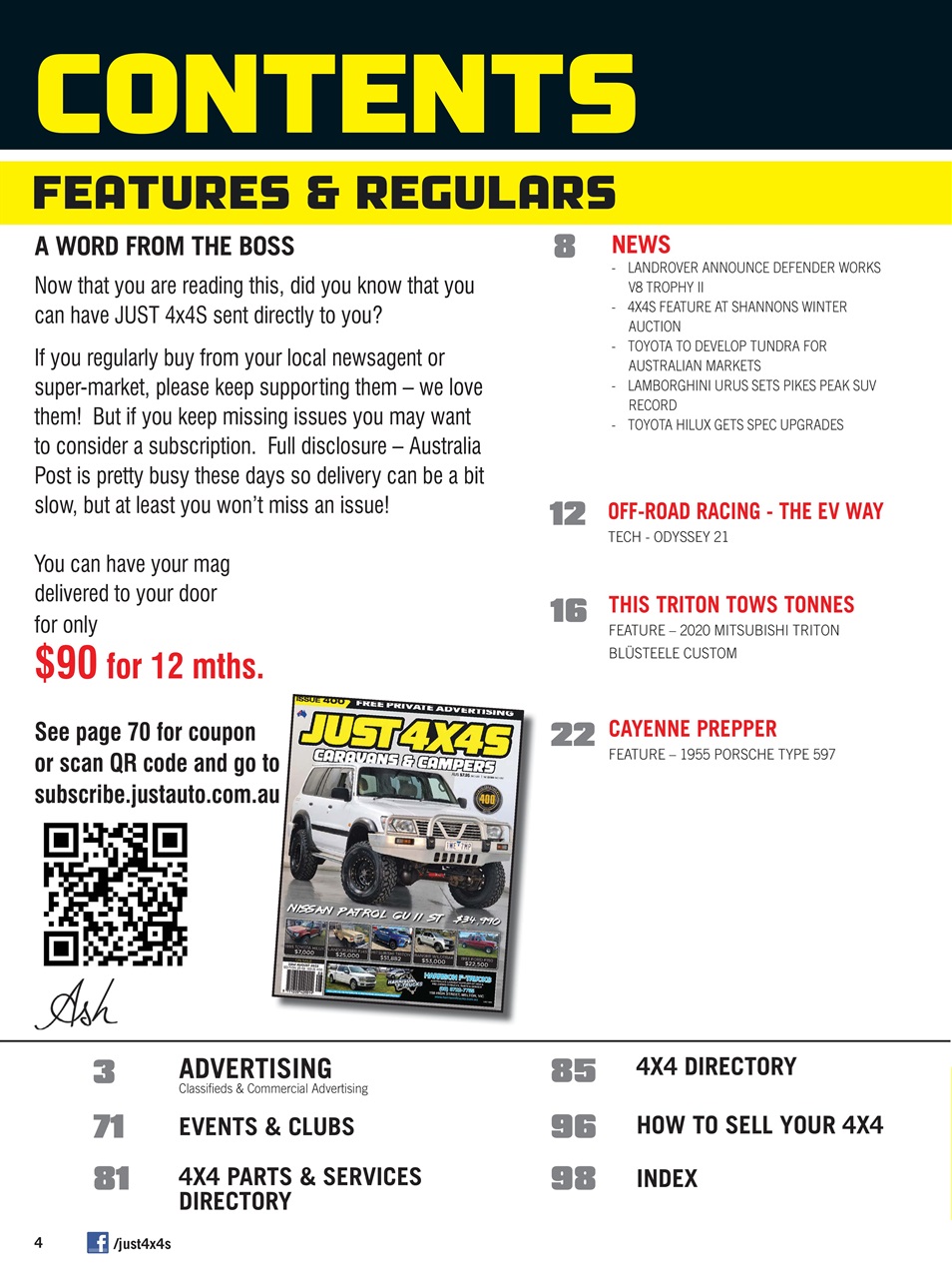 JUST 4X4S Preview Pages