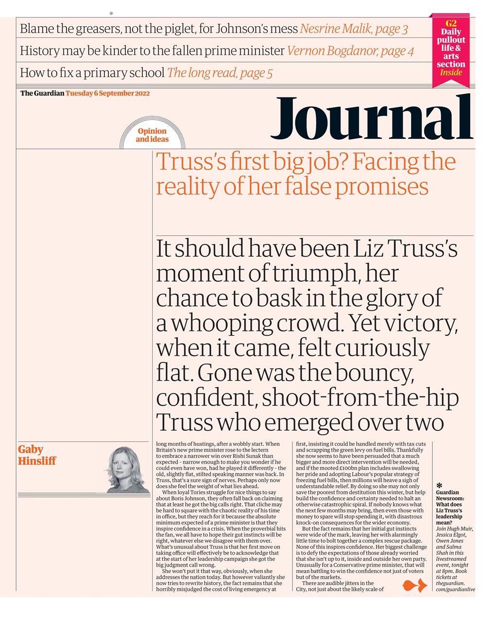 The Guardian Newspaper Preview Pages