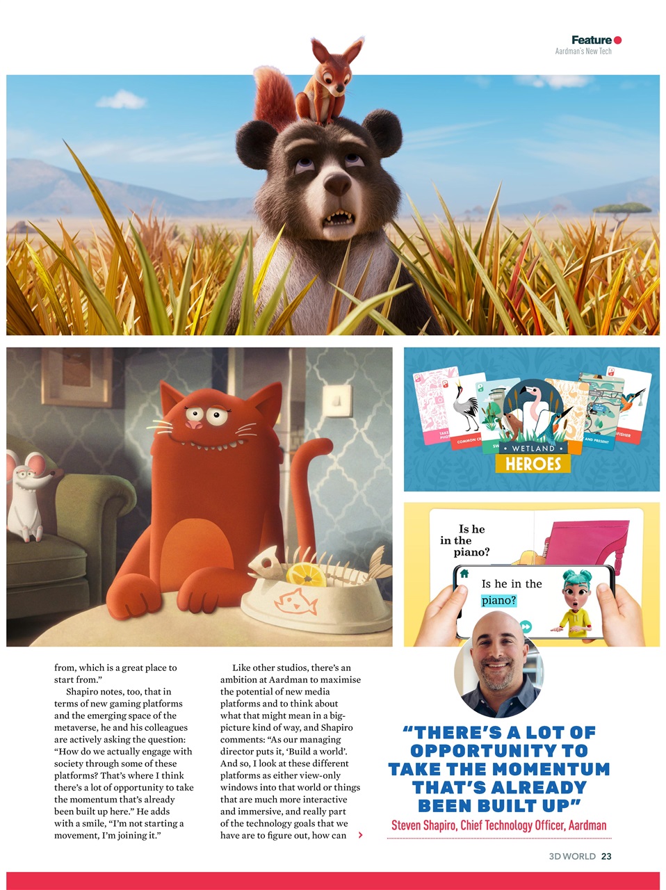 3D World Preview Pages