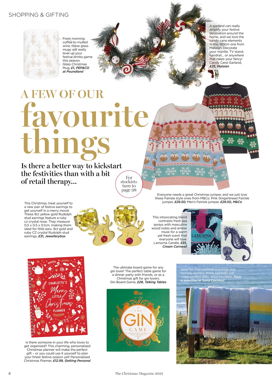 The Christmas Magazine Preview Pages