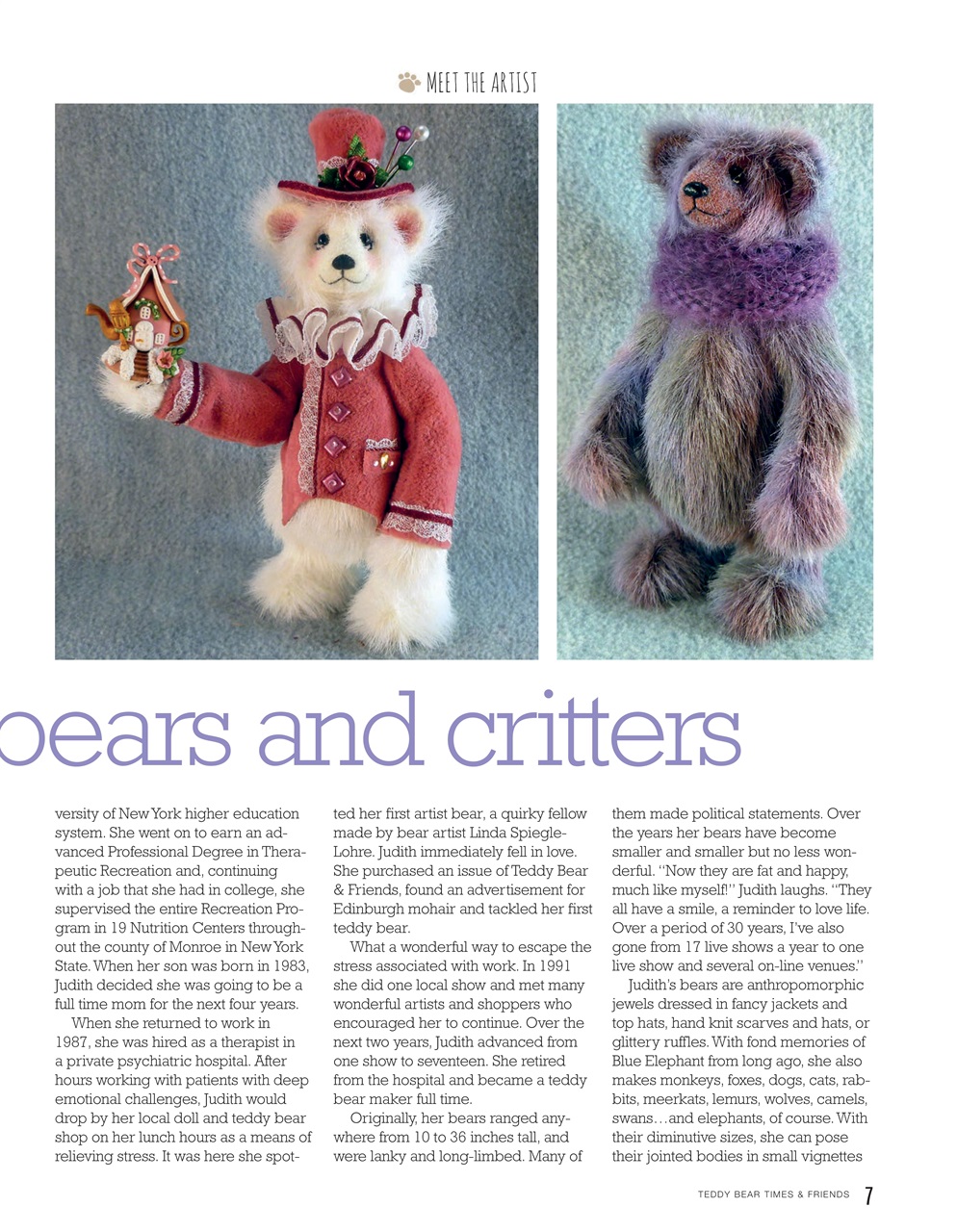 Teddy Bear Times Preview Pages