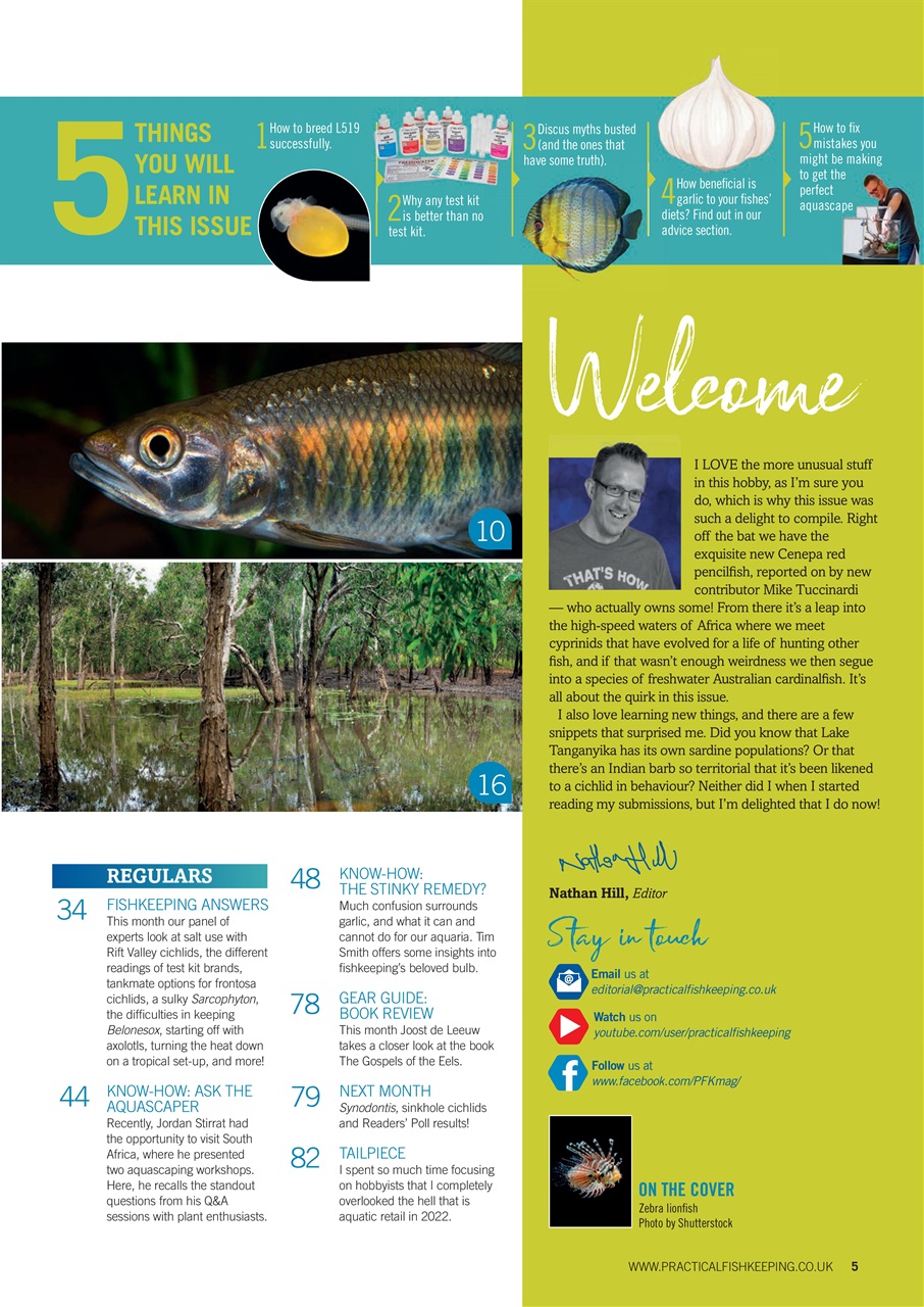 Practical Fishkeeping Preview Pages