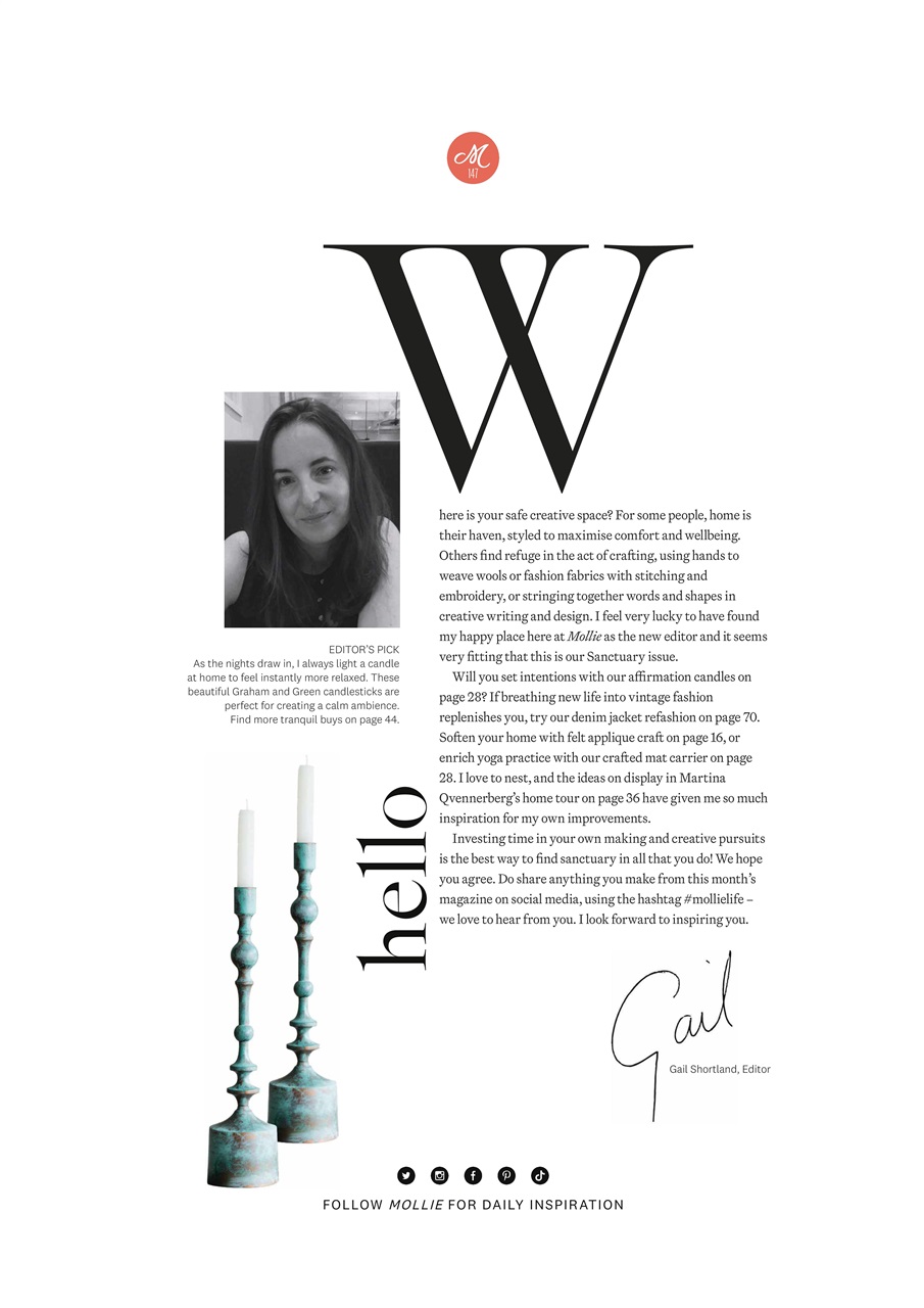 Mollie magazine Preview Pages