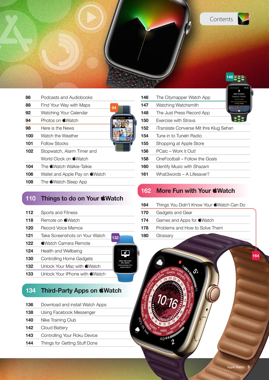 Apple Watch The Complete Manual Preview Pages