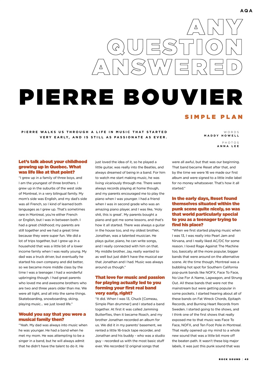 Rock Sound Magazine Preview Pages