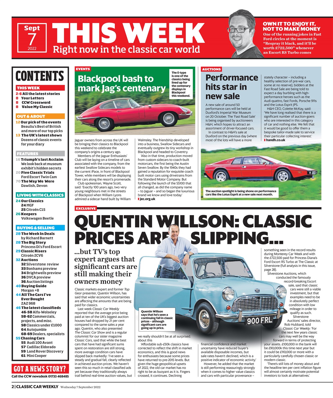 Classic Car Weekly Preview Pages