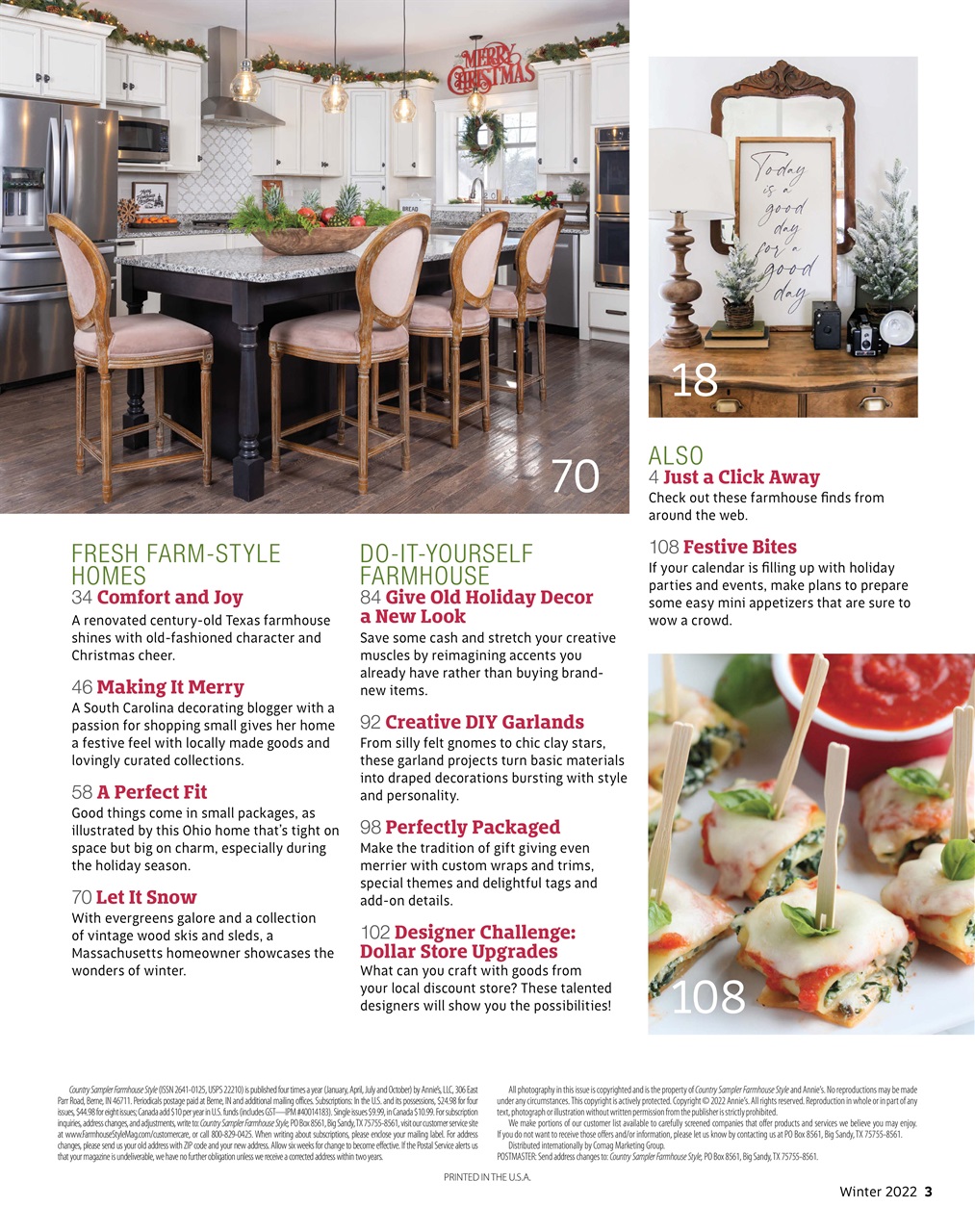 Farmhouse Style Preview Pages
