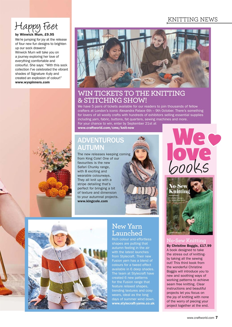 Knit Now Preview Pages