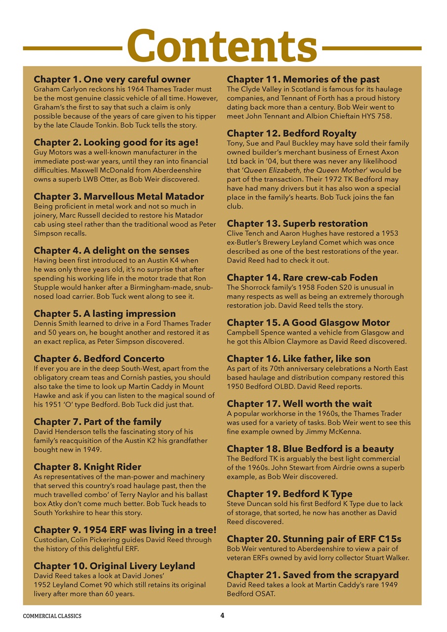 Classic Trucks Of The UK Preview Pages