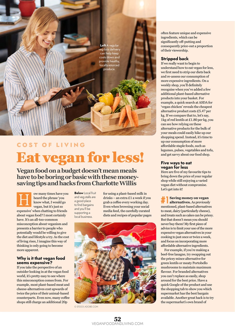 Vegan Food & Living Magazine Preview Pages