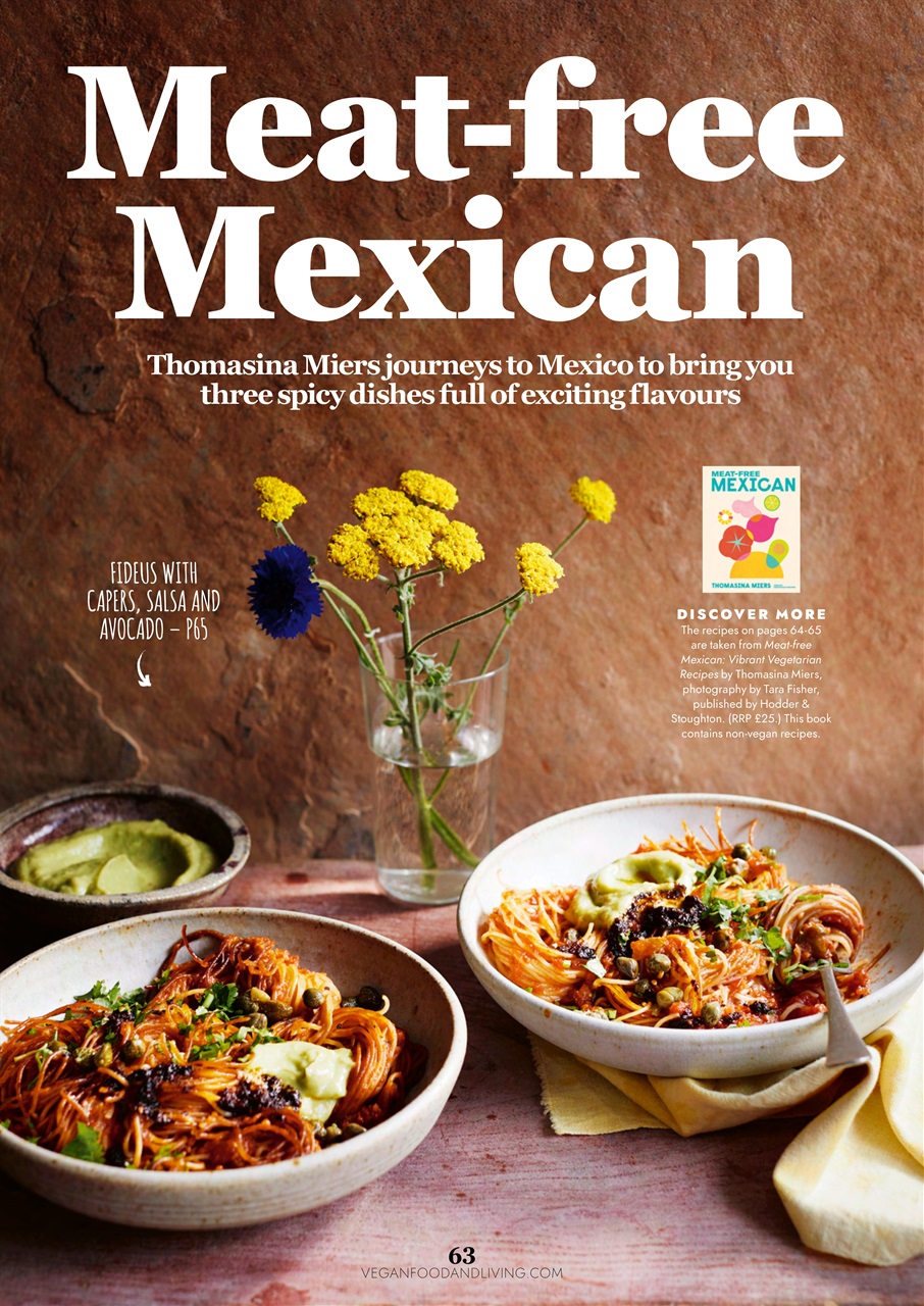 Vegan Food & Living Magazine Preview Pages