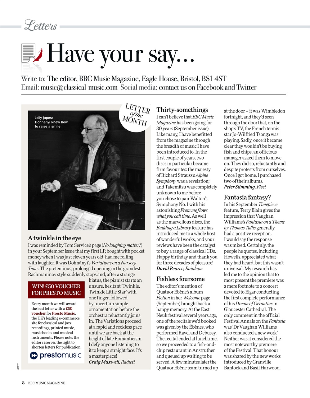 BBC Music Magazine Preview Pages