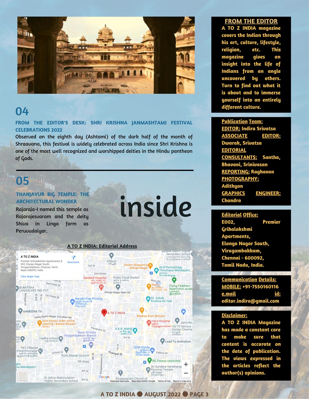 A to Z India Preview Pages