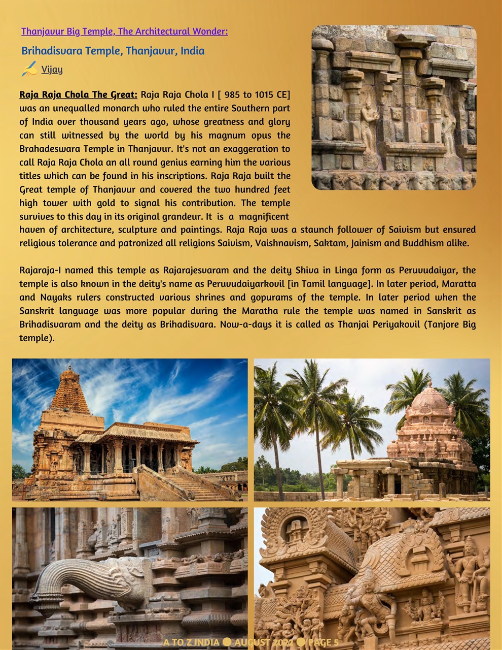 A to Z India Preview Pages