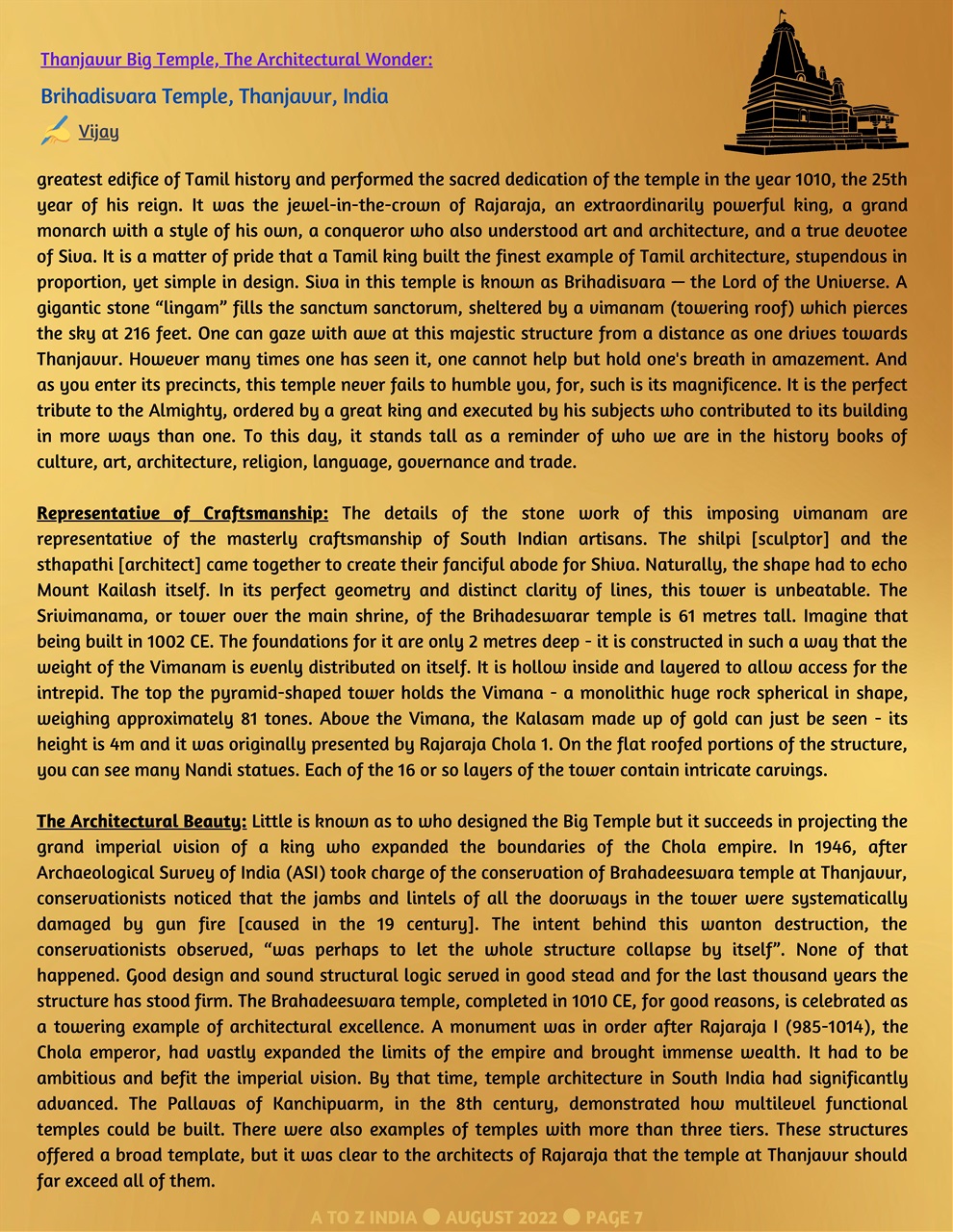 A to Z India Preview Pages