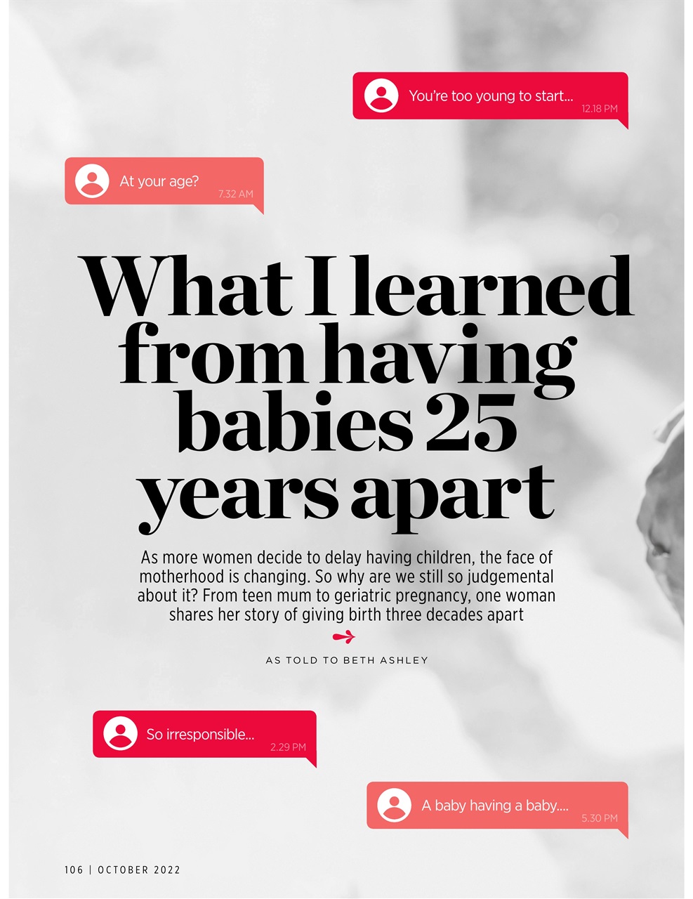 Women's Health Preview Pages