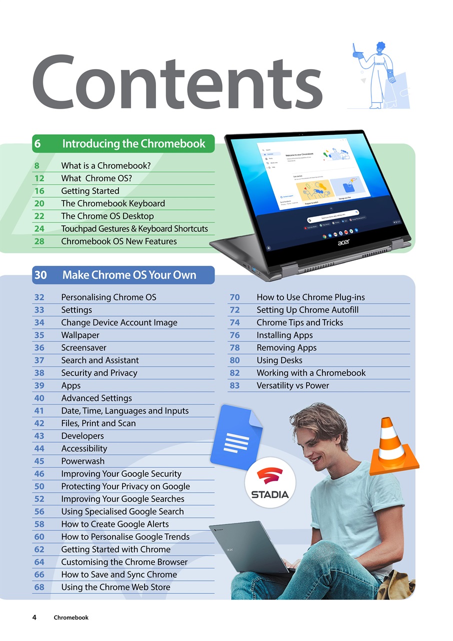 Chromebook The Complete Manual Preview Pages