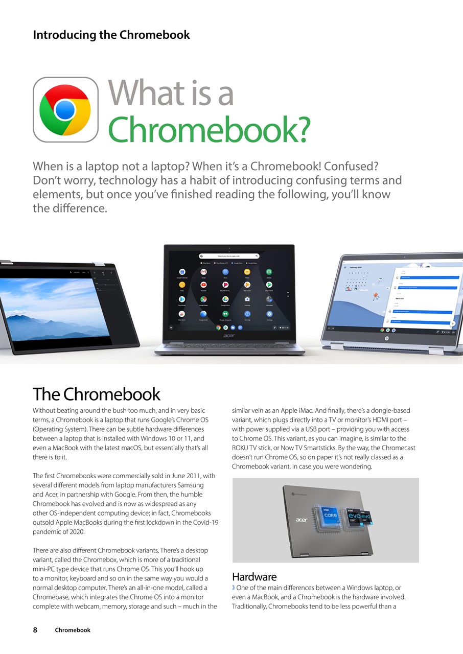Chromebook The Complete Manual Preview Pages