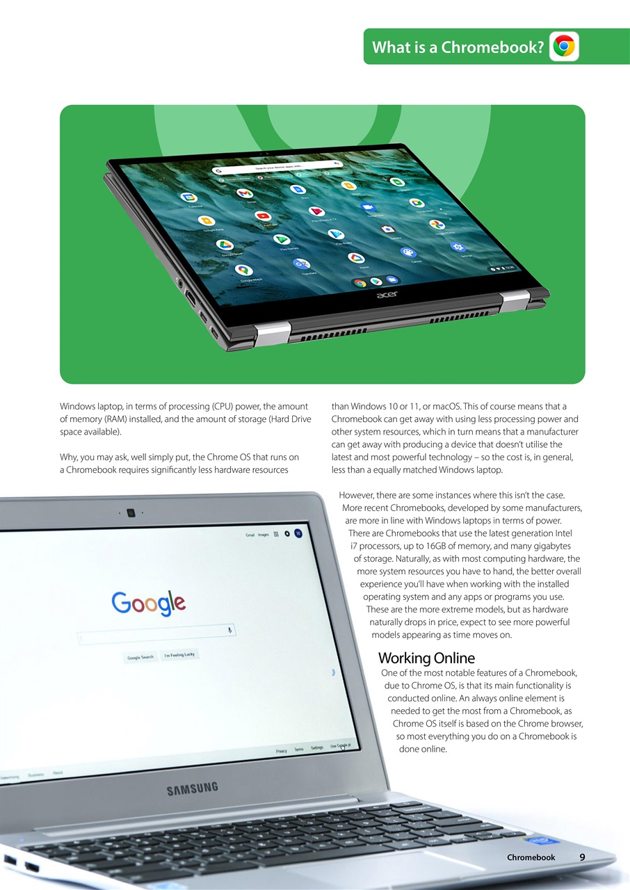 Chromebook The Complete Manual Preview Pages