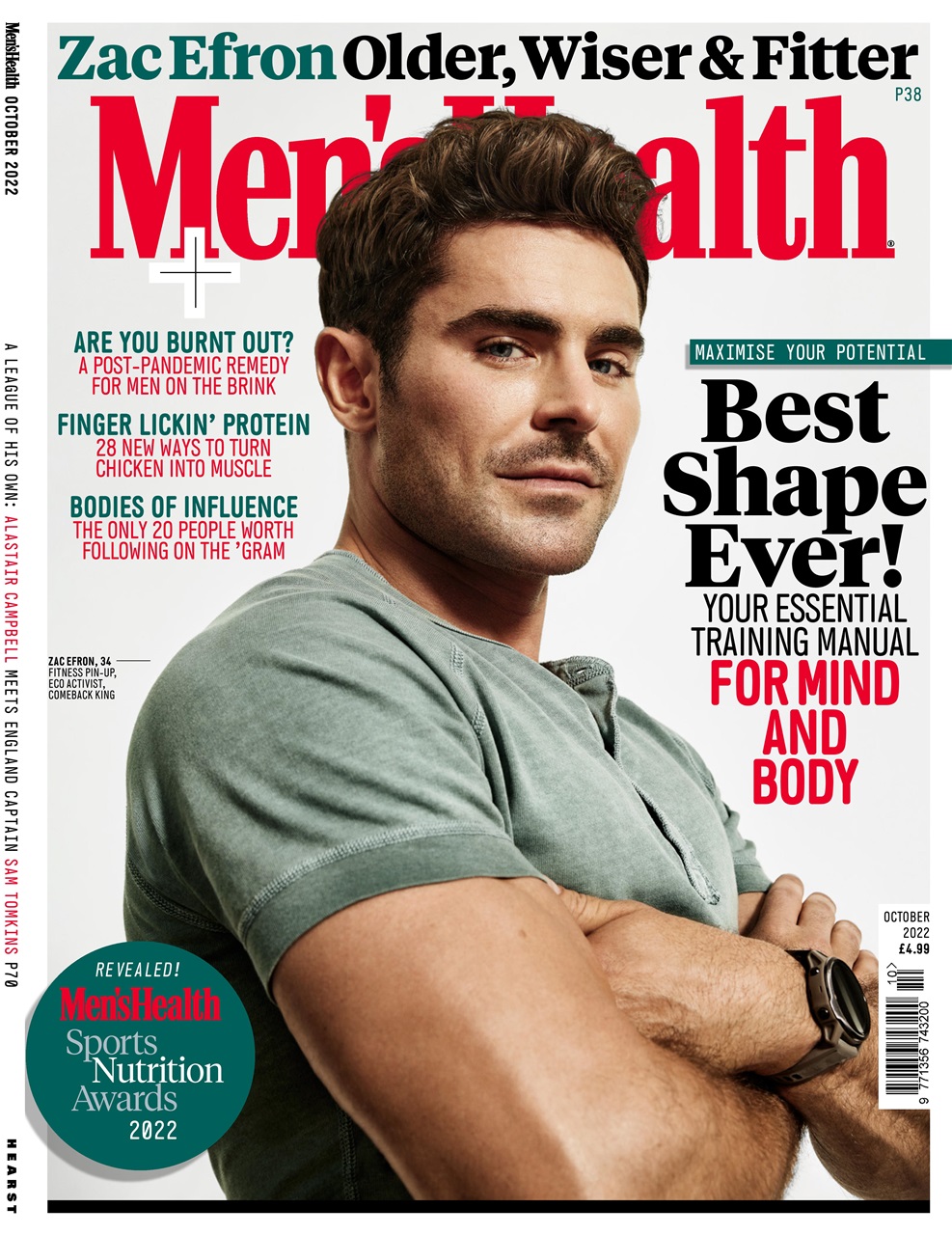 Mens Health Magazine Oct 22 Back Issue 