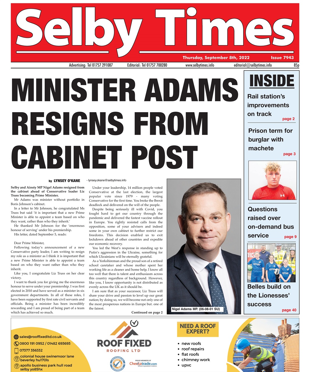 Selby Times Preview Pages