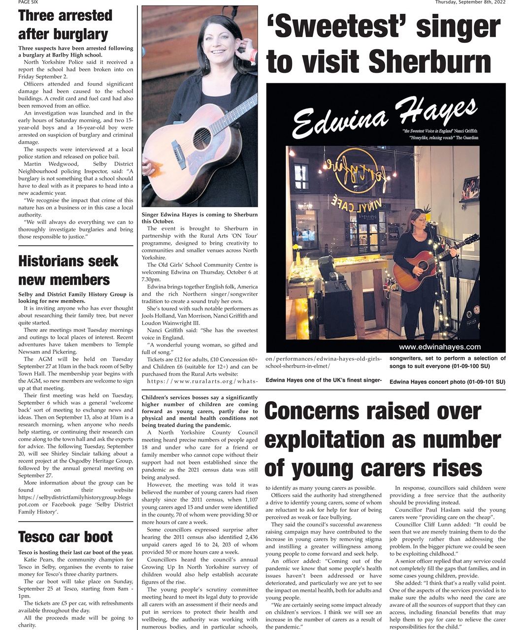 Selby Times Preview Pages