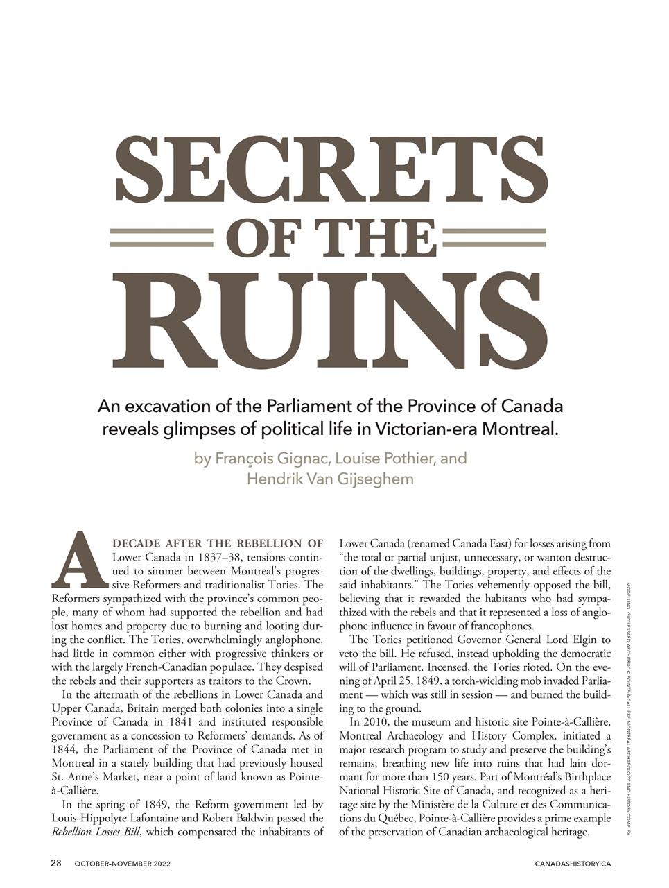 Canada's History Preview Pages