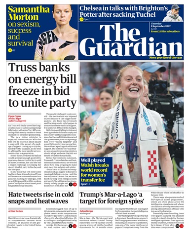 The Guardian Newspaper issue Thursday, September 8, 2022