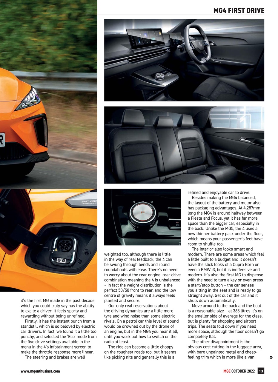 MG Enthusiast Preview Pages