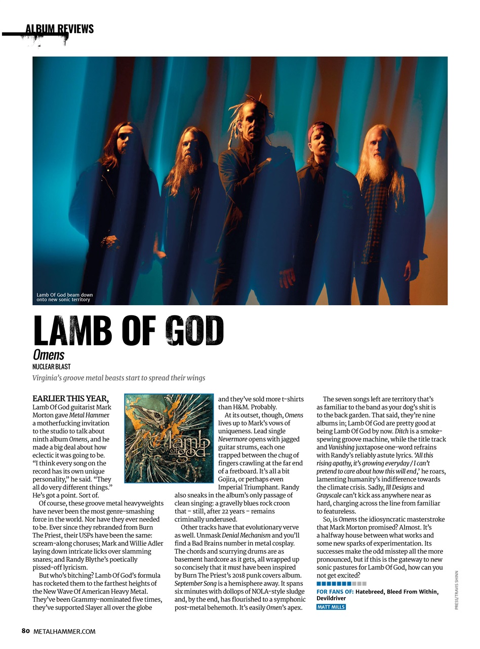 Metal Hammer Preview Pages