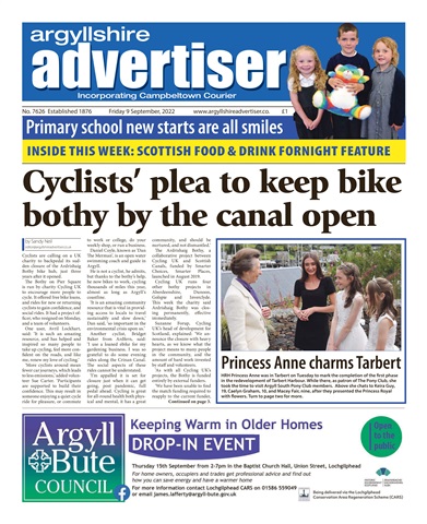 Argyllshire Advertiser issue 09/09/2022