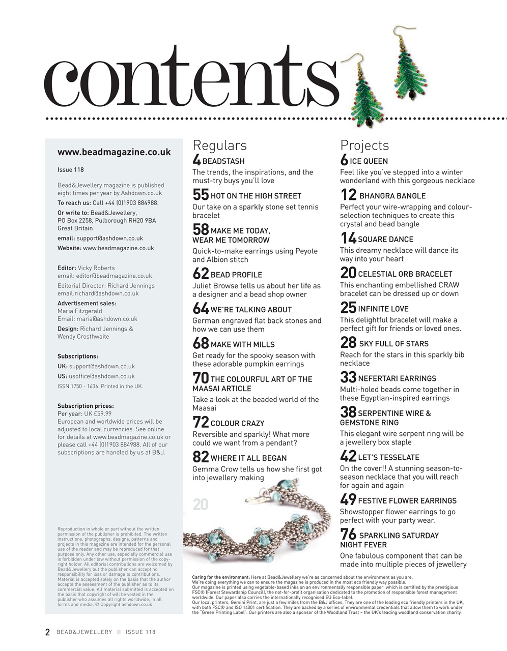 Bead & Jewellery Magazine Preview Pages