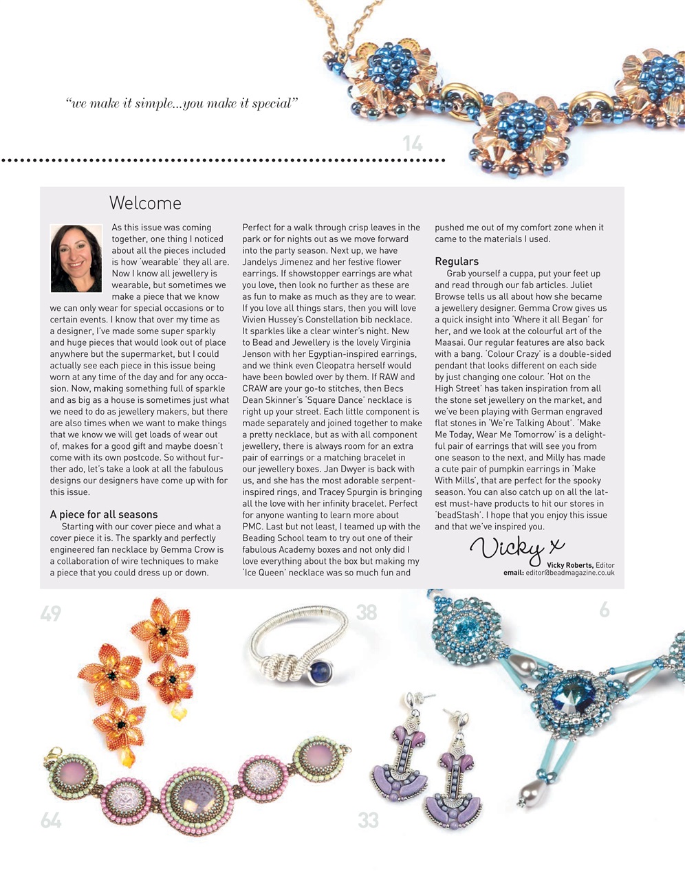 Bead & Jewellery Magazine Preview Pages