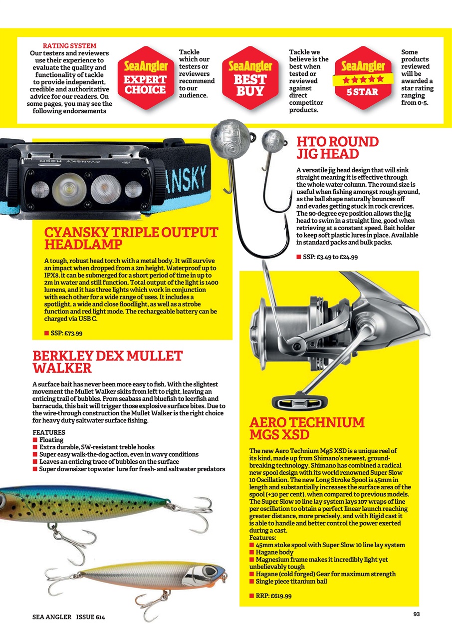 Sea Angler Preview Pages