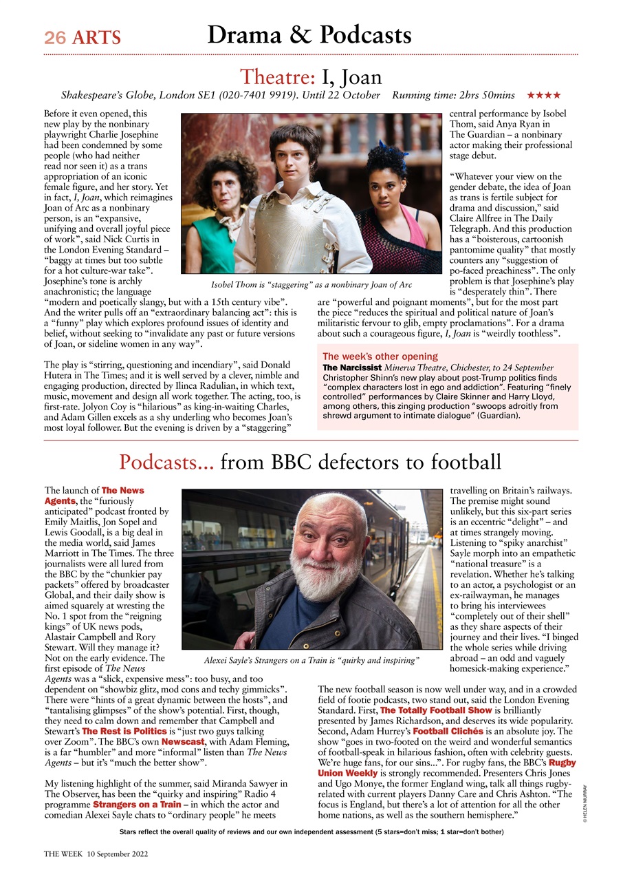 The Week Preview Pages