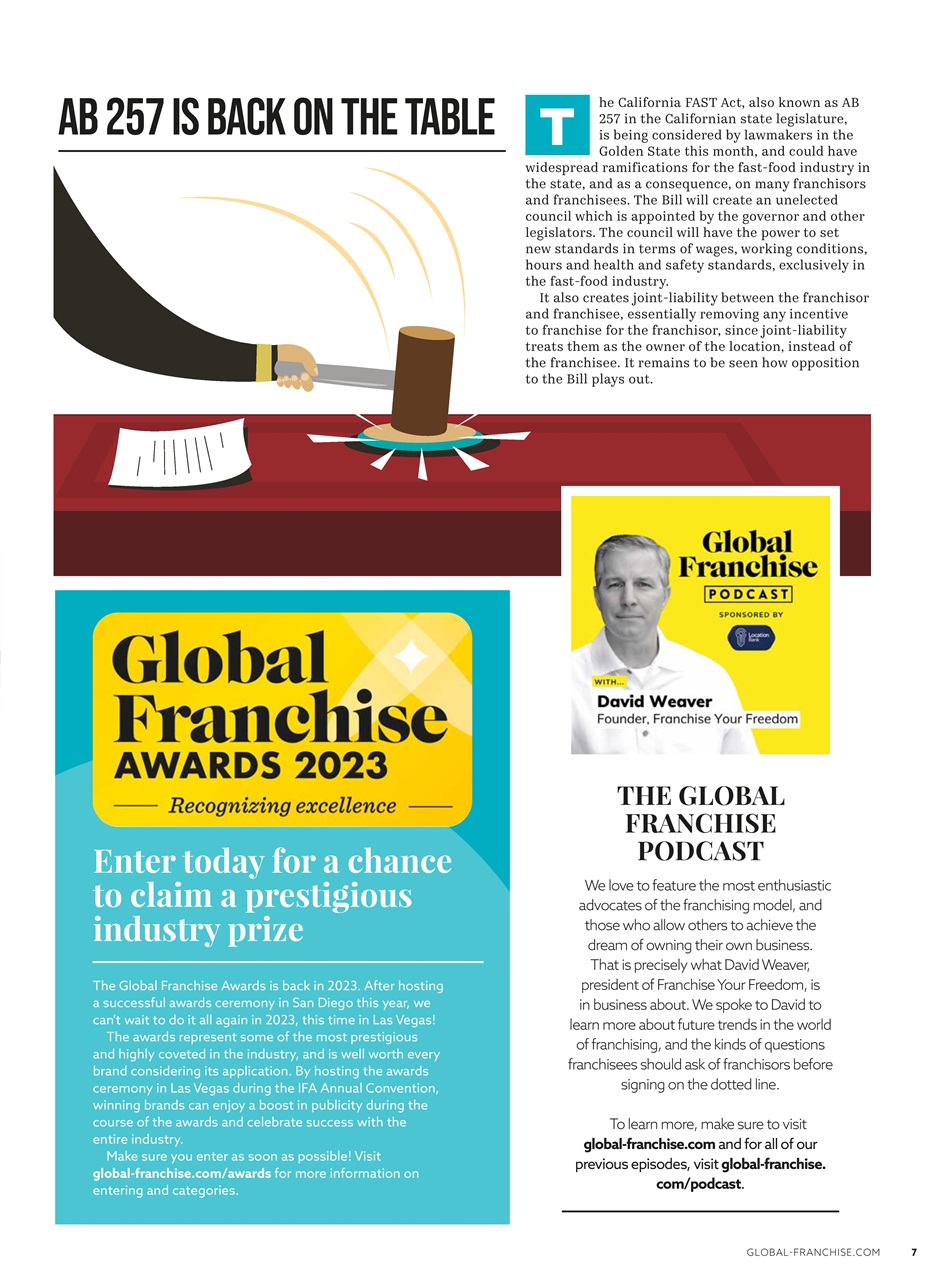 Global Franchise Preview Pages