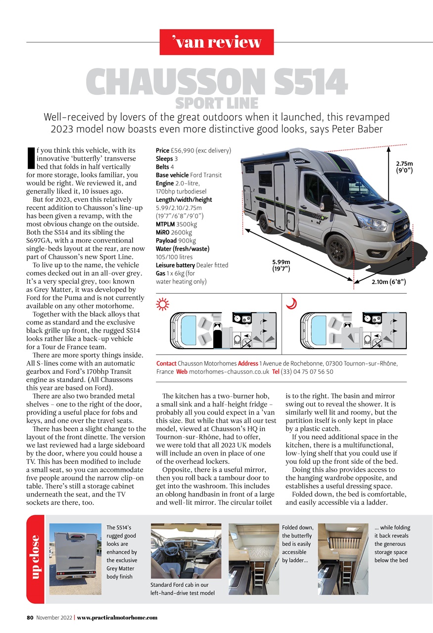 Practical Motorhome Preview Pages