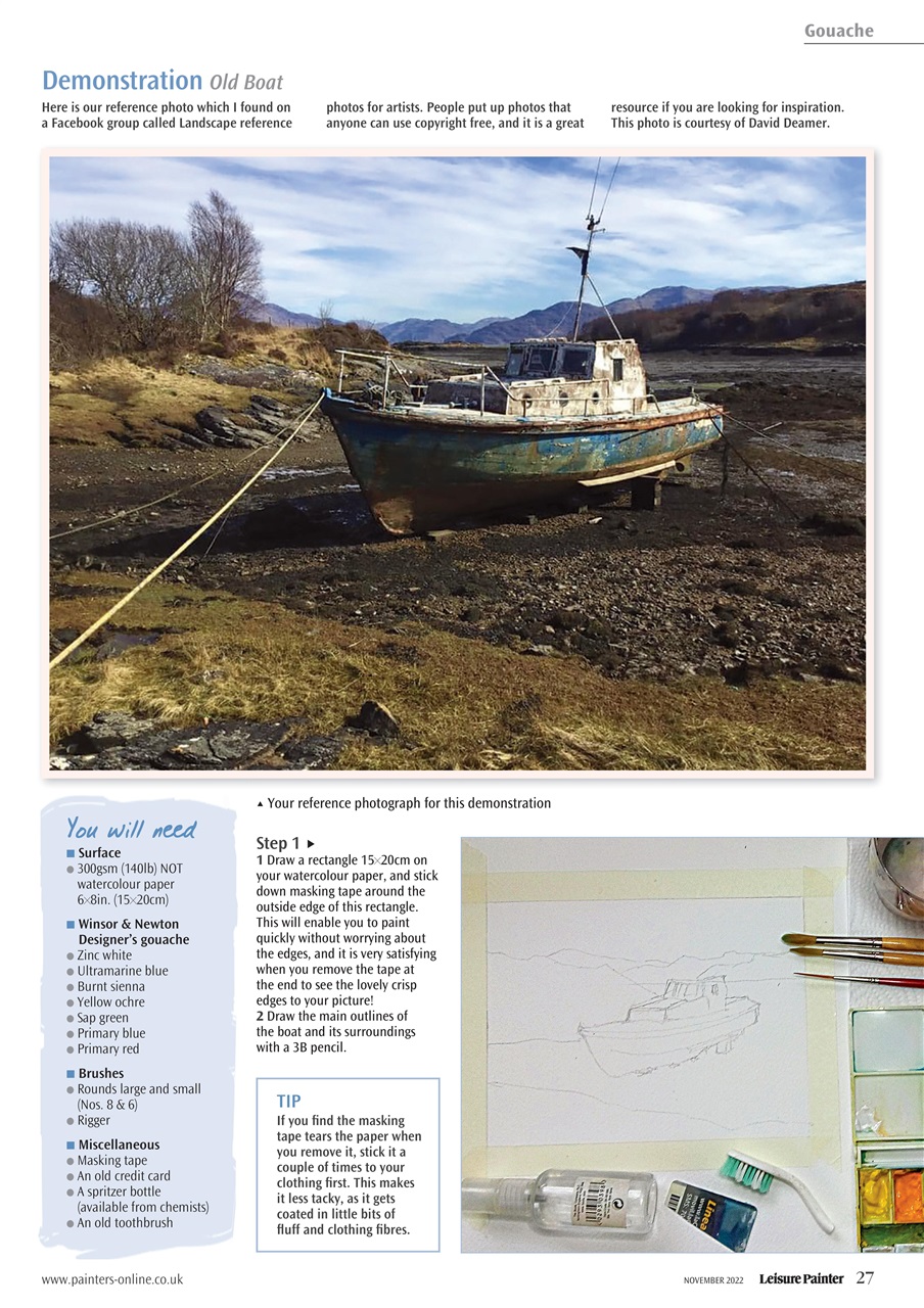 Leisure Painter & The Artist Preview Pages
