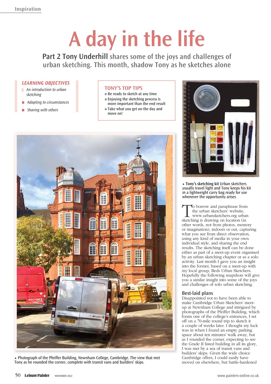Leisure Painter & The Artist Preview Pages