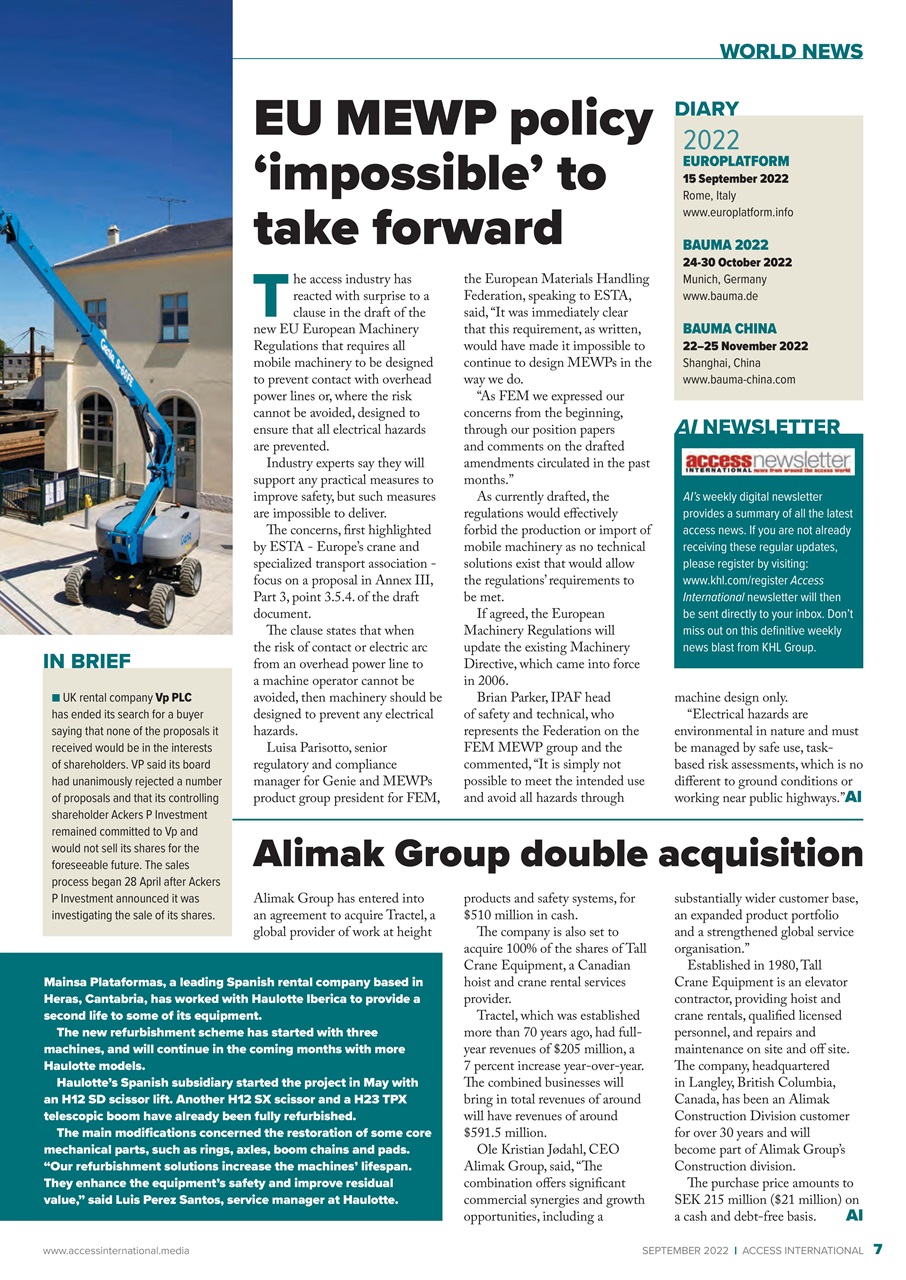 Access International Preview Pages